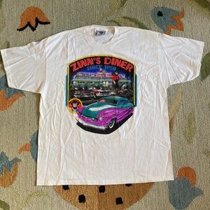 90s I Zinn's Diner Cotton Silk-Screened T-Shirt